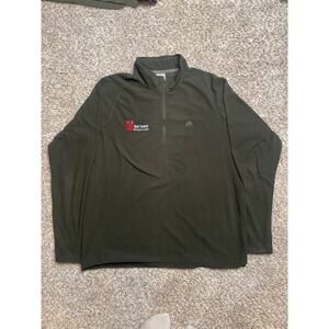 Nike ACG Fleece Quarter Zip Pullover Jacket Olive Green Mens XL